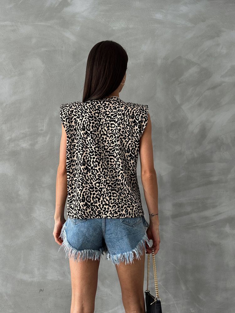 Blouse Luipaardprint 
