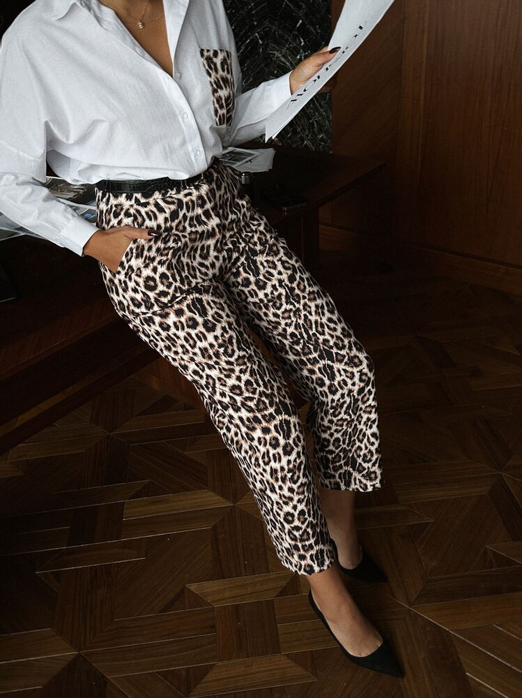 Leopard Print Pant Casual

