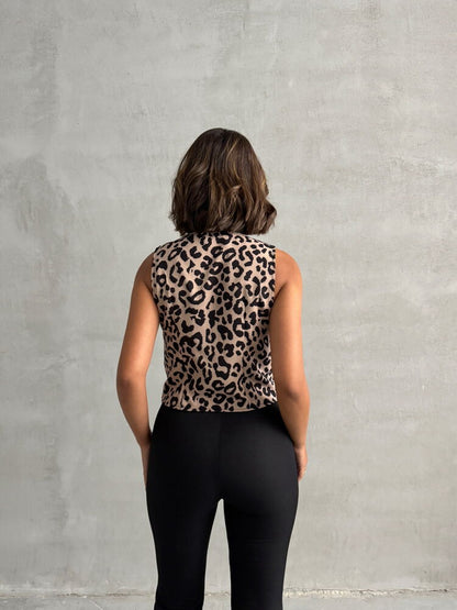  Leopard Vest Stylish Piece