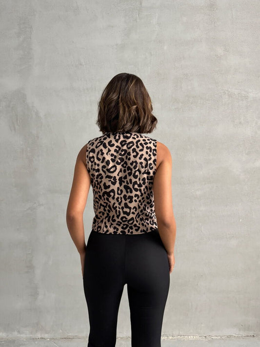  Leopard Vest Stylish Piece